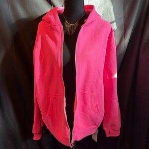 Women's Pink Hoodie Sweater